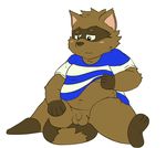  anthro male mammal raccoon simple_background slightly_chubby timothy timothy_goes_to_school white_background 