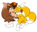  amadeus_prower anthro anus ball_fondling balls canine duo father father_and_son fellatio fondling fox incest male male/male mammal miles_prower oral parent penis sex son sonic_(series) thebuttgoblin 