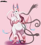  areola big_breasts big_butt breasts butt edit eeveelution female hand_on_hip huge_butt hyper hyper_butt licking looking_at_viewer looking_back mammal nintendo nipples open_mouth plankboy pok&eacute;mon pok&eacute;morph raised_tail slit_pupils solo sylveon thick_thighs tongue tongue_out video_games 