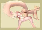  2017 anthro balls breasts erection fellatio female hyenahijinks male male/female mammal nipples nude oral penis pussy sex shiarra simple_background tail_mouth 