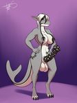  amy_sharkiri_(character) animal_genitalia animal_penis anthro breasts candy_orca_dragon equine equine_penis freckles_(artist) looking_at_viewer mammal marine nipple_piercing nipples penis piercing simple_background solo tattoo 