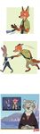  2017 anthro canine clothed clothing comic disney duo female fox judy_hopps lagomorph male male/female mammal nick_wilde rabbit scene unknown_artist zootopia 