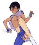  1boy aftersex anal blush character_request cum cumdrip erection male_focus penis sweat testicles torn_clothes yowamushi_pedal 