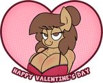  &lt;3 anthro bra breasts cleavage clothed clothing english_text equine fan_character female georgia_lockheart horse mammal my_little_pony pony solo stunnerpony text underwear 