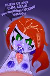  breasts cum cum_in_hair cum_on_breasts cum_on_face danny_phantom ember&#039;s_ghost_squad fan_character froggy_(egs) ghost green_eyes hair invalid_tag not_furry oral orange_hair penis purple_skin sex spirit theboogie titfuck white_skin 