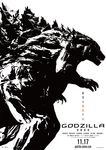  dinosaur giant_monster godzilla godzilla:_monster_planet godzilla_(series) kaijuu monochrome monster movie_poster mutant no_humans polygon_pictures spikes toho_(film_company) 