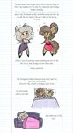  anthro big_breasts blush breasts chibi cleavage clothed clothing comic english_text equine fan_character female georgia_lockheart hellen_lockheart hi_res horn mammal my_little_pony oliver_cotter stunnerpony text unicorn 