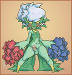  absurd_res balls circumcised flora_fauna flower girly hi_res humanoid male misericorde navel nintendo penis plant pok&eacute;mon precum rose roserade solo standing video_games 