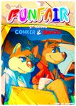  banjo-kazooie banjo_(banjo-kazooie) bear brown_fur car comic conker conker&#039;s_bad_fur_day cup fur hollo_nut mammal red_shirt rodent squirrel title vehicle video_games 