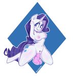  2017 anthro anthrofied breasts clitoris cutie_mark dildo equine female friendship_is_magic hair horn horse mammal matzzacre my_little_pony nipples nude penetration pony purple_hair pussy rarity_(mlp) sex_toy simple_background solo unicorn vaginal vaginal_penetration 