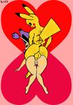  &lt;3 abstract_background anal anal_penetration anthro anthro_on_anthro anthrofied anus balls big_butt butt delcatty duo female from_behind_position hi_res male male/female male_penetrating muscular muscular_male nintendo penetration penis pikachu pok&eacute;mon pussy rear_view sex unknown_artist video_games 