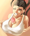  1girl breasts ibuki ibuki_(street_fighter) large_breasts paizuri street_fighter tagme 