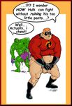  crossover disney hulk marvel pixar robert_parr the_incredibles 