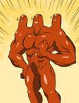  anthropomorphism artist_request dick dugtrio humor innuendo male muscle nintendo penis pok&#233;mon pokemon sexually_suggestive solo unknown_artist veins veiny_penis video_games what 