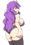  1girl character_request inkerton-kun long_hair purple_hair senran_kagura solo tagme underwear 