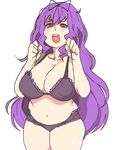  1girl character_request inkerton-kun long_hair purple_hair senran_kagura solo tagme underwear 