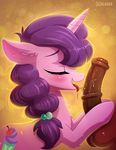  2017 animal_genitalia animal_penis balls blush cutie_mark duo equine equine_penis eyes_closed female feral friendship_is_magic fur hair hi_res hooves horn krrrokozjabrra long_hair male male/female mammal medial_ring my_little_pony open_mouth penis purple_hair solo_focus sugar_belle_(mlp) tongue tongue_out unicorn 