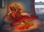  anus bed equine fan_character female feral himitsu_chan horse lying mammal marsminer my_little_pony nude on_back on_bed open_mouth pony pussy solo tongue tongue_out 