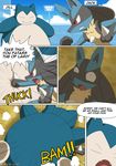  ambiguous_gender insult lucario nintendo overweight pok&eacute;mon snorlax video_games winick-lim 