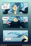  absurd_res ambiguous_form amphibian comic dialogue digital_media_(artwork) duo english_text feardakez hi_res my_little_pony patreon princess_skystar_(mlp) speech_bubble tentacles text underwater water 