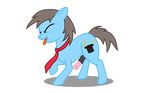  2017 equine fan_character glax horse maile_laire male mammal my_little_pony necktie penis pony solo tongue tongue_out 