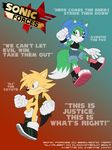  anthro aventis blue_hair canine clothed clothing coyote djcoyoteguy fox fur green_fur hair mammal ruben_(djcoyoteguy) sonic_(series) sonic_forces tan_fur text video_games 