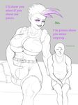  animal_humanoid anon avian avian_humanoid big_breasts big_bulge breasts clothing dialogue dickgirl duo english_text friendship_is_magic gilda_(mlp) humanoid intersex maarthul male muscular my_little_pony nipple_bulge not_furry shirt tank_top text tight_clothing 