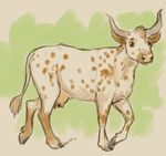  bovine caribou_(artist) cattle female feral horn mammal solo teats udders 