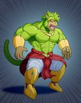  dragon_ball dragon_ball_z male muscular oozaru primodrago red_eyes simple_background 