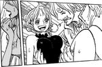  2girls breasts charlotte_pudding large_breasts nami_(one_piece) one_piece sanji tagme 