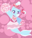  blue_body bow brionne cheerleader clothing cute fangs happy mammal marine nintendo pinniped pok&eacute;mon russian-rowlette solo video_games 