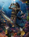  2017 5_fingers abs amazing_background anthro arthropod asphyxiation athletic barracuda belt biped bite black_mane brown_fur bubble cetacean clothed clothing clownfish coral crab crustacean darkicewolf detailed_background digital_media_(artwork) digital_painting_(artwork) digitigrade diving dorsal_fin drowning ears_back equine fangs fear feral fin fish fluffy fluffy_tail foot_tuft fur gloves_(marking) holding_object hooved_fingers hooves horse humanoid_hands impending_doom long_mouth male mammal mane marine markings multicolored_fur multicolored_scales orange_eyes panic partially_clothed rainbow_scales scales scuba scuba_diver scuba_fin scuba_gear scuba_mask sea sea_anemone sharp_teeth shocked short_tail small_tail socks_(marking) solo_focus speedo spots spotted_scales striped_scales stripes swimming swimsuit tagme tail_fin teeth topless tropical tuft underwater water whale white_fur wide_eyed worried yellow_clothing 