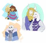  animated_skeleton asgore_dreemurr beard bone boss_monster caprine child clothing delta_rune duo facial_hair fur goat hoodie horn human lizard long_ears mammal monster_kid protagonist_(undertale) reptile sans_(undertale) scalie skeleton solo stripes toriel undead undertale video_games white_fur yamsgarden young 