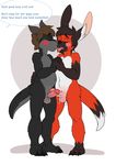  anthro balls cub dragon duo hand_holding kangaroo kissing male male/male mammal marsupial penis tonio tonio_(artist) uncut young 