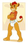  anthro diaper disney feline kion lion male mammal solo the_lion_guard the_lion_king tonio_(artist) 