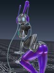  &lt;3 2017 3:4 android anthro armless blinking breastless butt chracter:blittany digital_media_(artwork) elbowless fan_character female floating_arms floating_parts floating_torso forearm lamps looking_at_viewer machine metalic_skin mouthless not_furry pinup pose presenting purple_skin robot simple_background solo video_games waistless znhc 