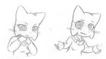  bittersweet_candy_bowl cat clothing feline lucy_(bcb) mammal school_uniform shrug sketch sweater unbuttoned_shirt undressing uniform webcomic 