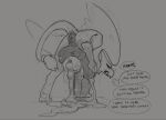 accessory animal_genitalia animal_penis anus avian balls beak bodily_fluids breeding_mount cum cum_on_ground dialogue ejaculation english_text equine_genitalia equine_penis feral furgonomics genital_fluids genitals gryphon hi_res jewelry male mythological_avian mythological_creature mythology orgasm penis redishdragie ring simple_background solo tail tail_accessory tail_jewelry tail_ring text wings
