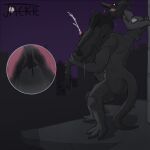 2026 anal anal_orgasm anal_penetration animate_inanimate anthro avian big_penis bird black_body black_feathers blush blush_lines bodily_fluids brown_body brown_eyes butt claws corvid corvidcharacter corvus_(genus) crouching cum cum_in_ass cum_inside cum_while_penetrated duo ejaculation feather_hair feathers gargoyle gay'gl_(corvidcharacter) genital_fluids genitals hands-free hands_on_legs heart_eyes heart_symbol hi_res horn inanimate_transformation jackie_(corvidcharacter) leaking_precum male male/male motion_lines muscular muscular_anthro muscular_male narrowed_eyes night nude orgasm oscine passerine penetration penis petrification precum pseudo_hair raven sculpture sex smile statue tail tongue tongue_out transformation vein veiny_penis watermark zoom_in