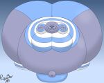 2026 air_inflation anthro belly belly_expansion big_belly big_bulge big_butt big_cheeks big_moobs big_navel big_penis blue_background blue_clothing blue_crop_top blue_eyes blue_footwear blue_legwear blue_lips blue_nose blue_panties blue_shirt blue_socks blue_thigh_highs blue_thigh_socks blue_topwear blue_underwear body_inflation bulge bulge_expansion butt butt_expansion cheek_expansion clothing colored crop_top digital_media_(artwork) ethan_(reathe) expansion eyelashes femboy floating footwear front_view genital_expansion genitals grey_body grey_ears hi_res huge_belly huge_bulge huge_butt huge_cheeks huge_moobs huge_navel huge_penis hyper hyper_belly hyper_bulge hyper_butt hyper_cheeks hyper_genitalia hyper_inflation hyper_lips hyper_moobs hyper_navel hyper_penis immobile inflation lagomorph legwear leporid lips male mammal moob_expansion moobs navel outie_navel panties pattern_clothing pattern_crop_top pattern_legwear pattern_socks pattern_thigh_highs pattern_thigh_socks pattern_topwear penis penis_expansion puffed_cheeks rabbit reathe shaded shirt simple_background socks solo sunken_limbs thick_lips thigh_highs thigh_socks tight_clothing topwear underwear white_clothing white_crop_top white_footwear white_legwear white_socks white_thigh_highs white_thigh_socks white_topwear
