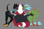  4_toes anubis balls canine deity feet fox jackal madlyfluffy mammal pawpads paws presenting quetzalcoatl teenager toes young 