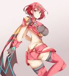  breasts homura_(xenoblade_2) huge_breasts red_hair short_hair tagme xenoblade xenoblade_2 