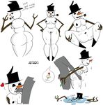  &lt;3 black_nipples breasts faceless_male fellatio female humor male male/female melting nipples oral penetration penis pussy sex slightly_chubby snowman stumpy sweat vaginal vaginal_penetration white_pussy 