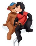  anthro balls bear canine disney dog duo goof_troop handjob humanoid_penis kissing kit_cloudkicker male male/male mammal max_goof penis sagemerric sex talespin 