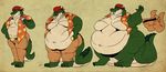  alligator belly clothing crocodilian gain male obese overweight reptile scalie volkenfox weights 