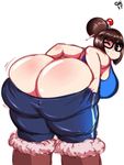  1girl ass fat mei_(overwatch) overwatch solo tagme 