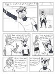  anthro ball chespin clothing comic dialogue fuze group gym hi_res litten male net nintendo pok&eacute;mon simple_background sport text uniform video_games volleyball 