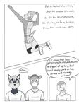 2017 anthro clothing comic dialogue english_text froakie fuze hi_res jumping litten male nintendo pok&eacute;mon popplio pose simple_background speech_bubble sport text uniform video_games volleyball white_background 