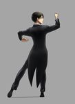  1boy ballroom_e_youkoso black_hair coattails dancing levi_(shingeki_no_kyojin) official_art shingeki_no_kyojin tailcoat 