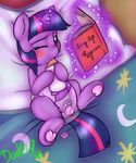  2017 absurd_res animal_genitalia animal_pussy baby_bottle blush book clitoris cub diaper equine equine_pussy feral friendship_is_magic hair hi_res hooves horn lying magic mammal my_little_pony one_eye_closed penetration pillow pussy sex_toy solo toodledipsy twilight_sparkle_(mlp) underhoof unicorn vaginal vaginal_penetration vibrator young 